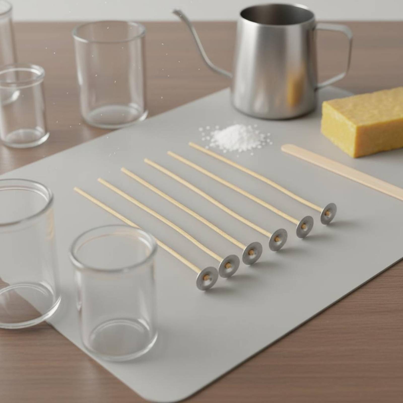 Cotton Wick Organic - Candle Wick Smokeless Pre-Waxed Cotton Wick