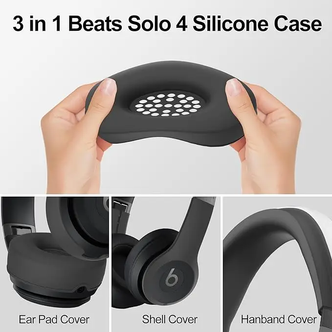 【3 in 1】 Solo 3/4 Silicone Cas - đánh giá và giá Beats Headphone Solo 4