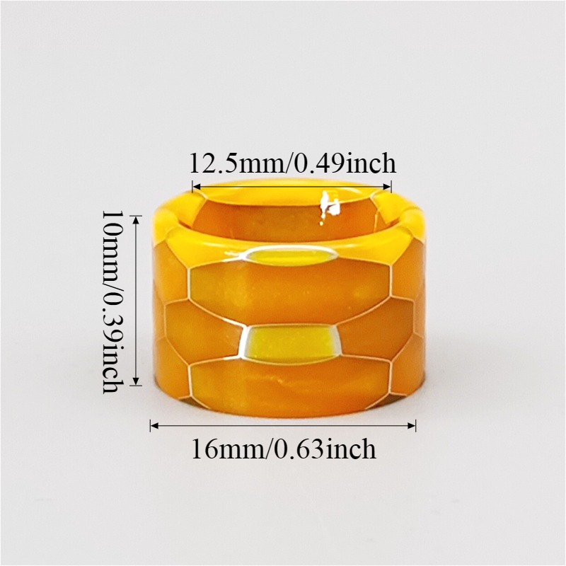 1PC Snake Skin Resin Push-in D - đánh giá và giá Drip Tip Resin
